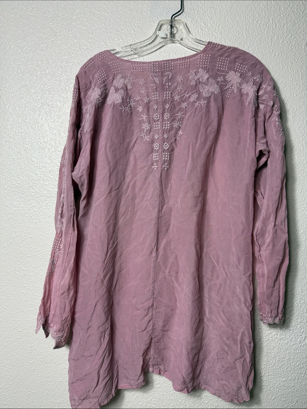 JOHNNY WAS Butterfly Winter Tunic boho pink top - Picture 6 of 6